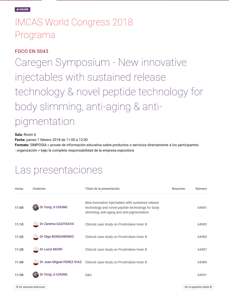 IMCAS World Congress 2018 en Paris IMCAS World Congress 2018 en Paris