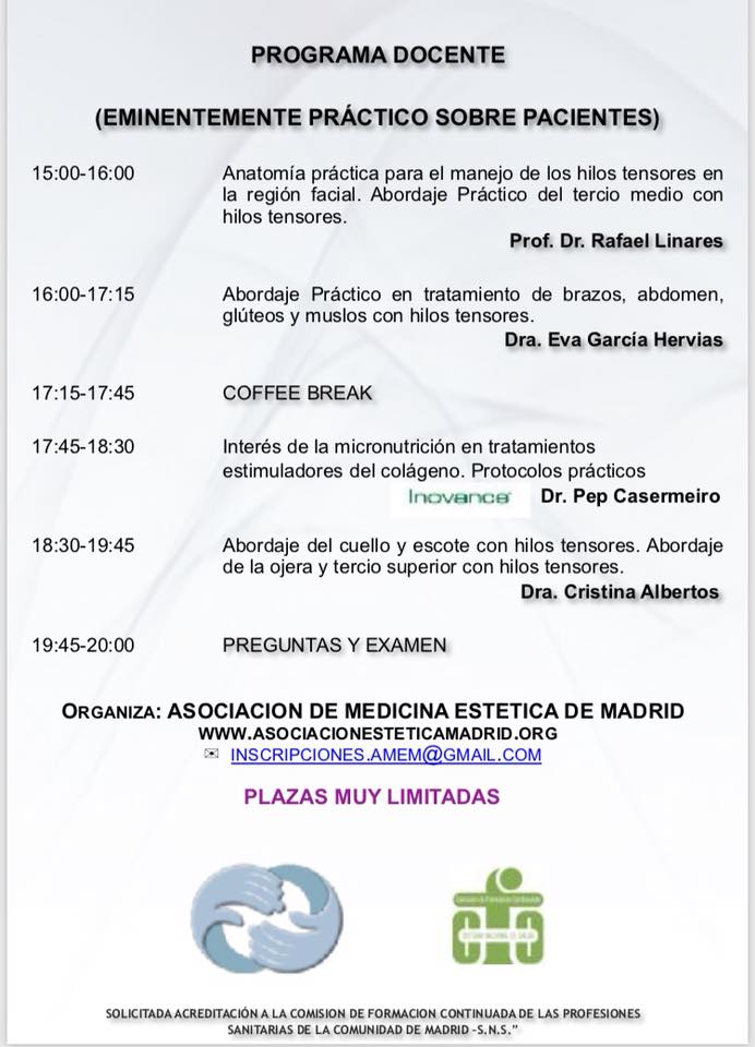 Nuevas Jornadas Formativas en ACAME y AMEM Nuevas Jornadas Formativas en ACAME y AMEM